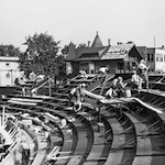 Ricketts on the Roof at Wrigley Field in 1937